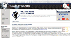 Desktop Screenshot of cavesofnarshe.com